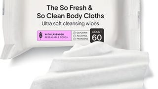 Cora Body Cloths | Cleansing Wipes | Lavender Scent | All...