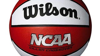 WILSON NCAA Killer Crossover Basketball - Red/White, Size...