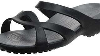 crocs Women's Meleen Twist Sandal, Black/Smoke, 9 US/9...
