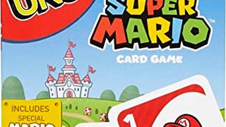 Mattel Games UNO Super Mario Card Game Animated Character...