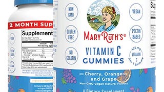 Vegan Vitamin C Gummies by MaryRuth's | 2 Month Supply...