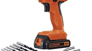 BLACK+DECKER 20V MAX* POWERECONNECT Cordless Drill/Driver...