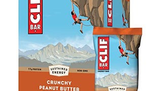 Clif Bar - Energy Bars - Crunchy Peanut Butter - Made with...