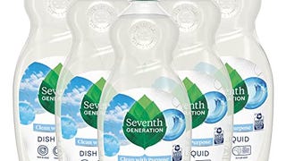 Seventh Generation Dish Liquid Soap, Free & Clear, 25 Oz,...