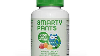 SmartyPants Kids Formula & Fiber Daily Gummy Multivitamin:...