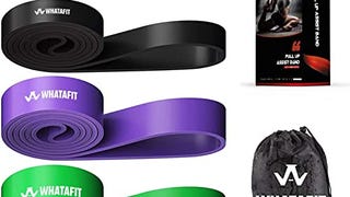 Whatafit Pull Up Assist Bands Resistance Stretch Band for...