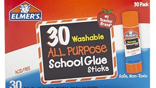 Elmer's All Purpose School Glue Sticks, Washable, 7 Gram,...