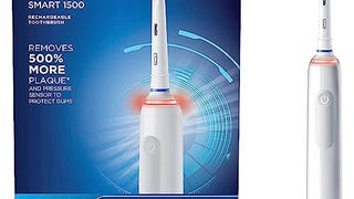 Oral-B Smart 1500 Electric Power Rechargeable Battery Toothbrush,...
