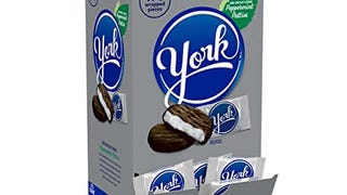 YORK Dark Chocolate Peppermint Patties Candy, Gluten Free,...