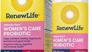 Renew Life Probiotics for Women, 90 Billion CFU Guaranteed,...