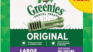 GREENIES Original Large Dog Natural Dental Treats (50 -100...
