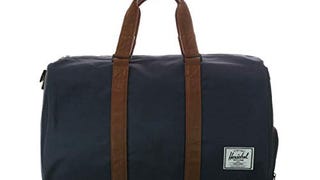 Herschel Novel Duffel Bag, Navy/Tan Synthetic Leather, Classic...