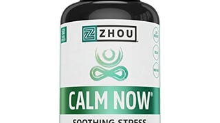 Zhou Calm Now Soothing Support with B Vitamins, Ashwagandha,...