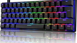 ZIYOU LANG MK21 Portable 60% Mechanical Gaming Keyboard...