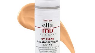 EltaMD UV Clear SPF 46 Tinted Face Sunscreen, Broad Spectrum...