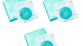 COCOFLOSS Coconut-Oil Infused Woven Dental Floss | Mint...