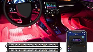 Govee Interior Lights for Car, App Control Smart Car Lights...