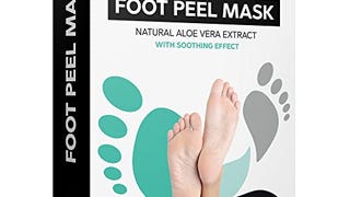 Foot Peel Mask for Dry Cracked Feet – 2 Pack Dead Skin...
