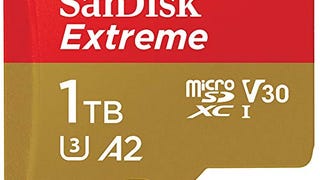 SanDisk 1TB Extreme microSDXC UHS-I Memory Card with Adapter...