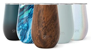 Simple Modern Wine Tumbler with Press-In Lid | Insulated...