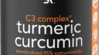 Turmeric Curcumin C3 Complex 500mg, Enhanced with Black...