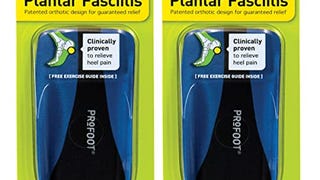Profoot Orthotic Insoles for Plantar Fasciitis & Heel Pain,...