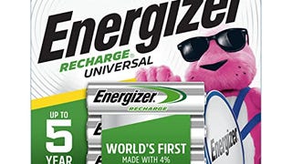 Energizer Rechargeable AA Batteries, Recharge Universal...