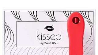 Sweet Vibes Kissed Smooth Silicone Massager, 10 Vibrating...