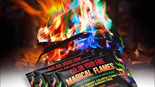 Magical Flames Color Fire Packets - Pack of 25 Fire Colors...