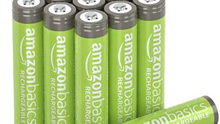 Amazon Basics AAA Rechargeable NiMH Performance Battery,...