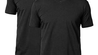 LAPASA Men's Short Sleeve Cotton Stretch Undershirts V-...
