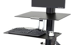 Ergotron – WorkFit-S HD Single Monitor Standing Desk Converter,...