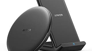 Anker Wireless Chargers Bundle, PowerWave Pad & Stand Upgraded,...