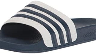 adidas Originals Men's Adilette Slide Sandals, Blue/White/...