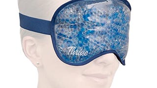 Thrive Hot & Cold Eye Mask - Reusable Gel Bead Eye Ice...