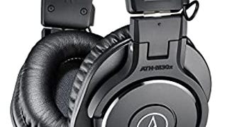 Audio-Technica ATH-M30x Professional Studio Monitor Headphones,...