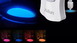 Toilet Night Light 1Pack by Ailun Motion Activated Led...