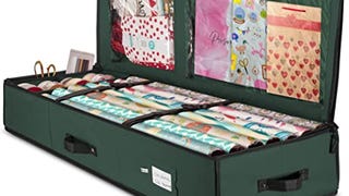 Zober Premium Wrapping Paper Storage Container, with Interior...