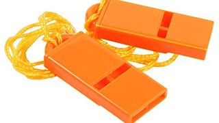 Rothco Flat Whistle/Safety Orange (2/Pk)