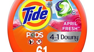 Tide PODS Plus Downy 4 in 1 HE Turbo Laundry Detergent...