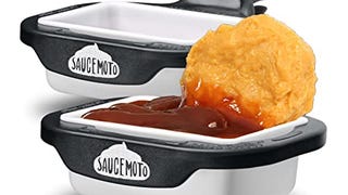 Saucemoto Dip Clip | An in-car sauce holder for ketchup...
