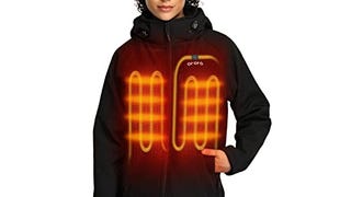 ORORO Women's Slim Fit Heated Jacket with Battery Pack...