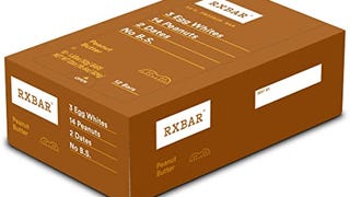 RXBAR Protein Bar, Peanut Butter, 12g Protein, 22oz Box...