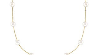 Ross-Simons 6-6.5mm Cultured Pearl Station Necklace