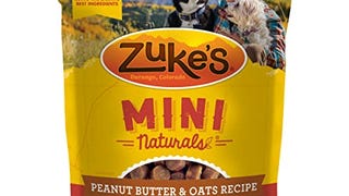 Zuke's Mini Naturals Training Dog Treats Peanut Butter...