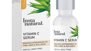 InstaNatural Vitamin C Serum with Hyaluronic Acid and Ferulic...