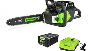 Greenworks Pro 80V 16-Inch Brushless Cordless Chainsaw,...