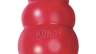 KONG - Classic Dog Toy, Durable Natural Rubber- Fun to...