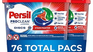 Persil Discs Laundry Detergent Pacs, Stain Fighter, High...