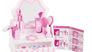 Melissa & Doug Wooden Beauty Salon Play Set With Accessories...